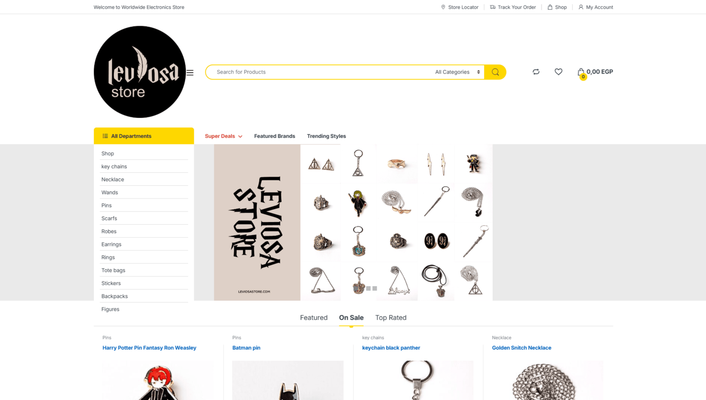 Leviosa — Brand site build