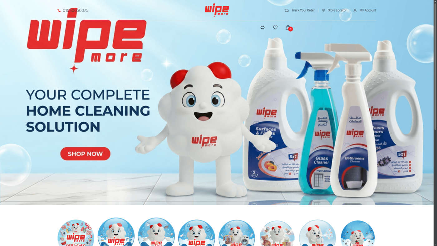 WipeMore — Identity + website build