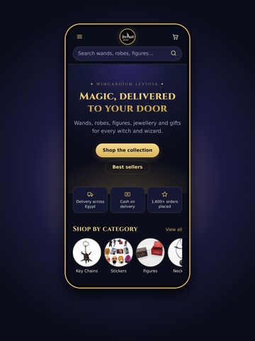 Leviosa Store — Wizarding e-commerce · Y99 Agency
